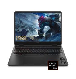 HyperX - HP OMEN 16" 165Hz 2.5K OLED Gaming Laptop - AMD Ryzen 9 8940HX (2025) - 16GB Memory - NVIDIA GeForce RTX 5060 - 1TB SSD - Shadow Black