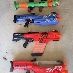 Large Assortment Of Nerf Blasters!