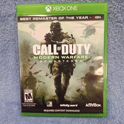 Call Of Duty Modern Warfare Remastered - X BOX ONE