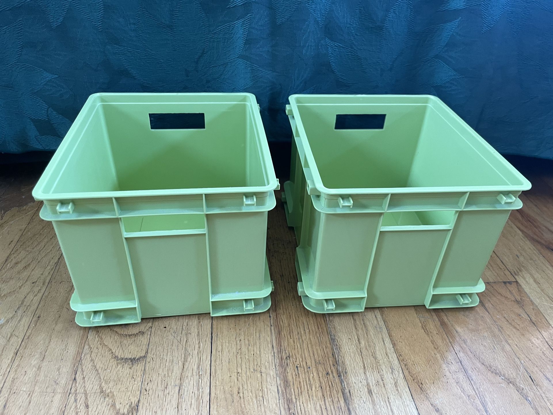 Set Of 2 Stackable Mini Bins