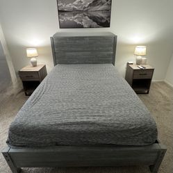 Queen Size Bed With Adjustable Frame