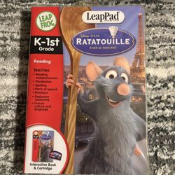 Leapfrog - LeapPad - K-1st Grade - Ratatouille Booklet + Cartridge