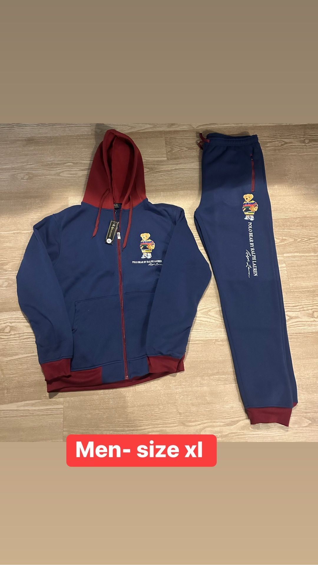 Blue Polo Sweatsuit Size X-Large