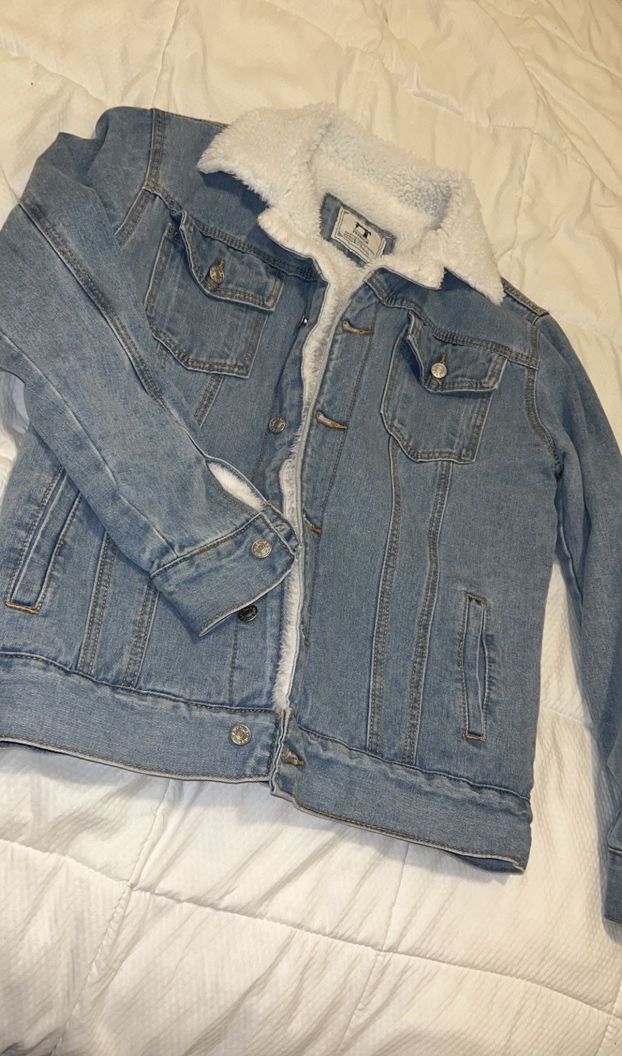 Cotton Blend Denim Jacket