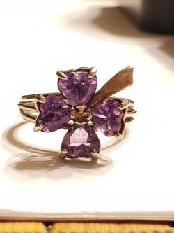 Sterling Silver Amethyst Ring