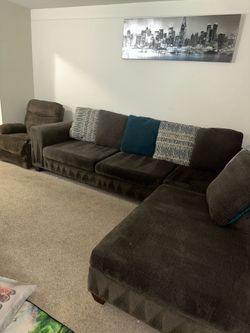 Sectional Couch & Recliner 