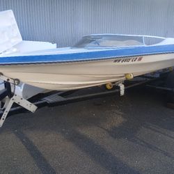 Trailer With Ski Boat