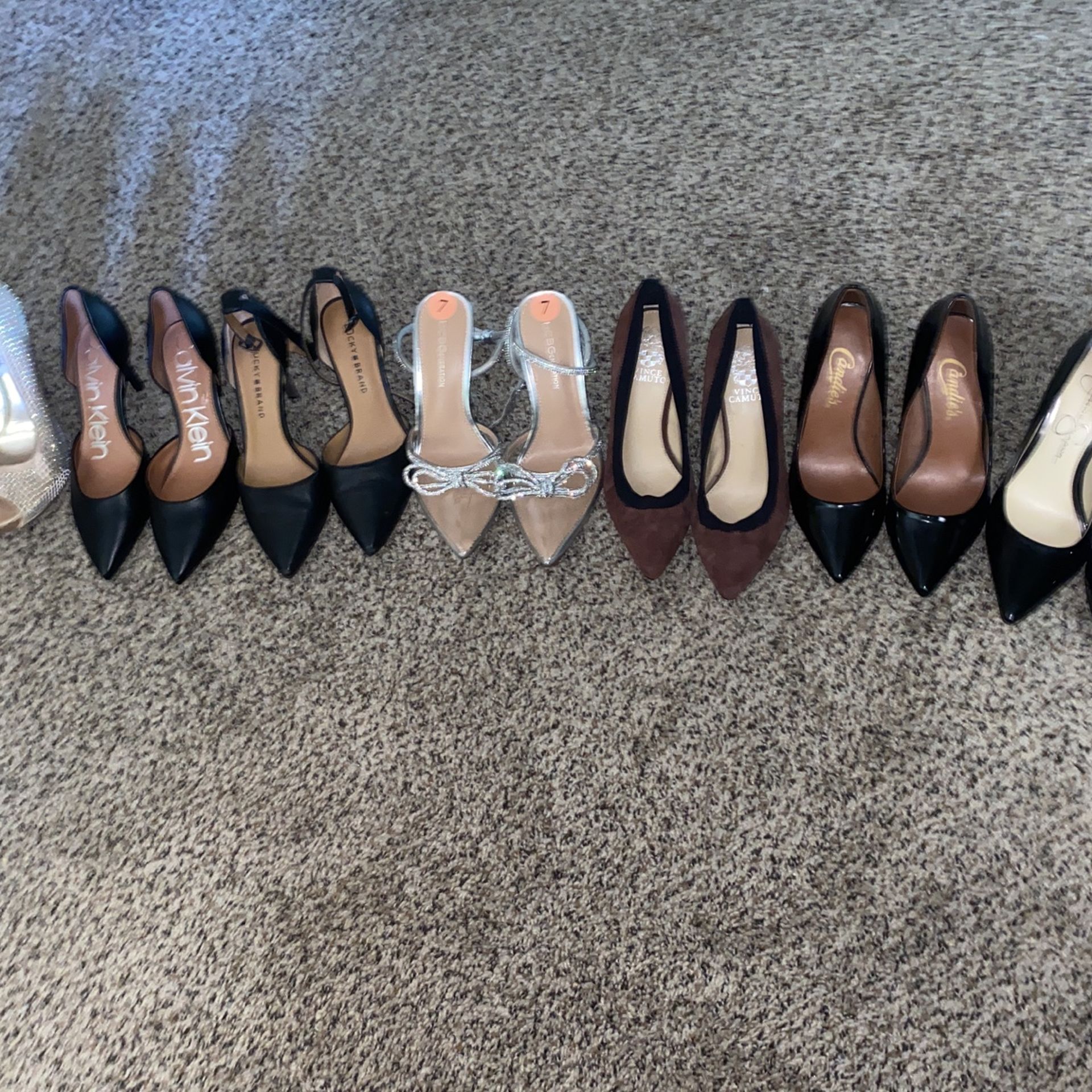8 Pairs of high heels