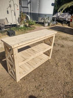 Entry way console table