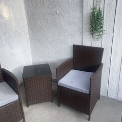 Outdoor Chairs And Table