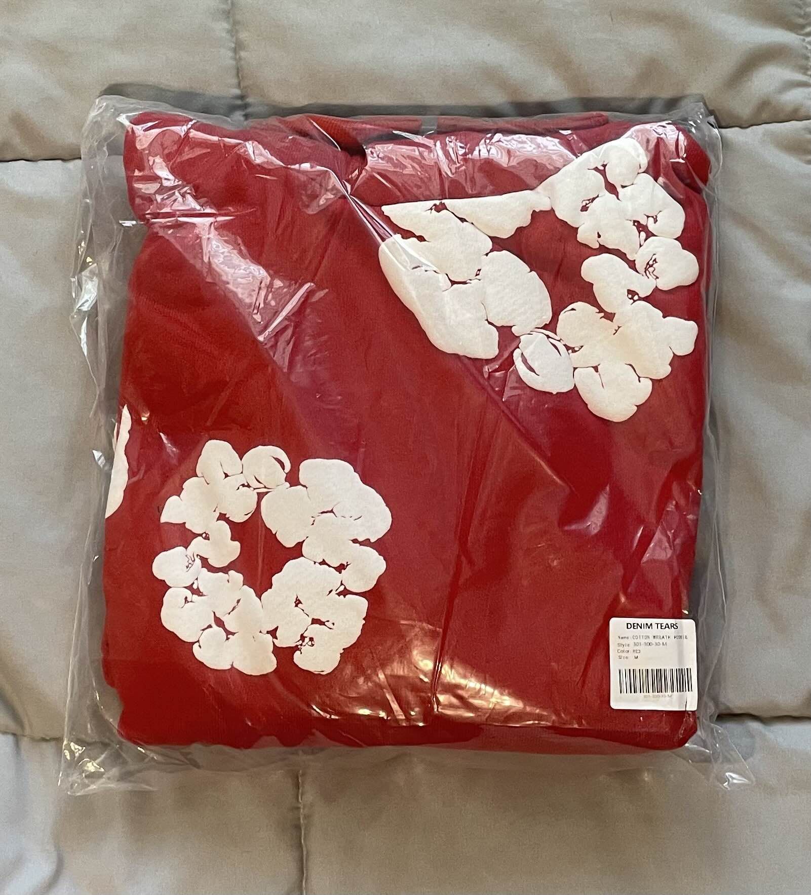 Denim Tears The Cotton Wreath Sweatshirt (Red/White)