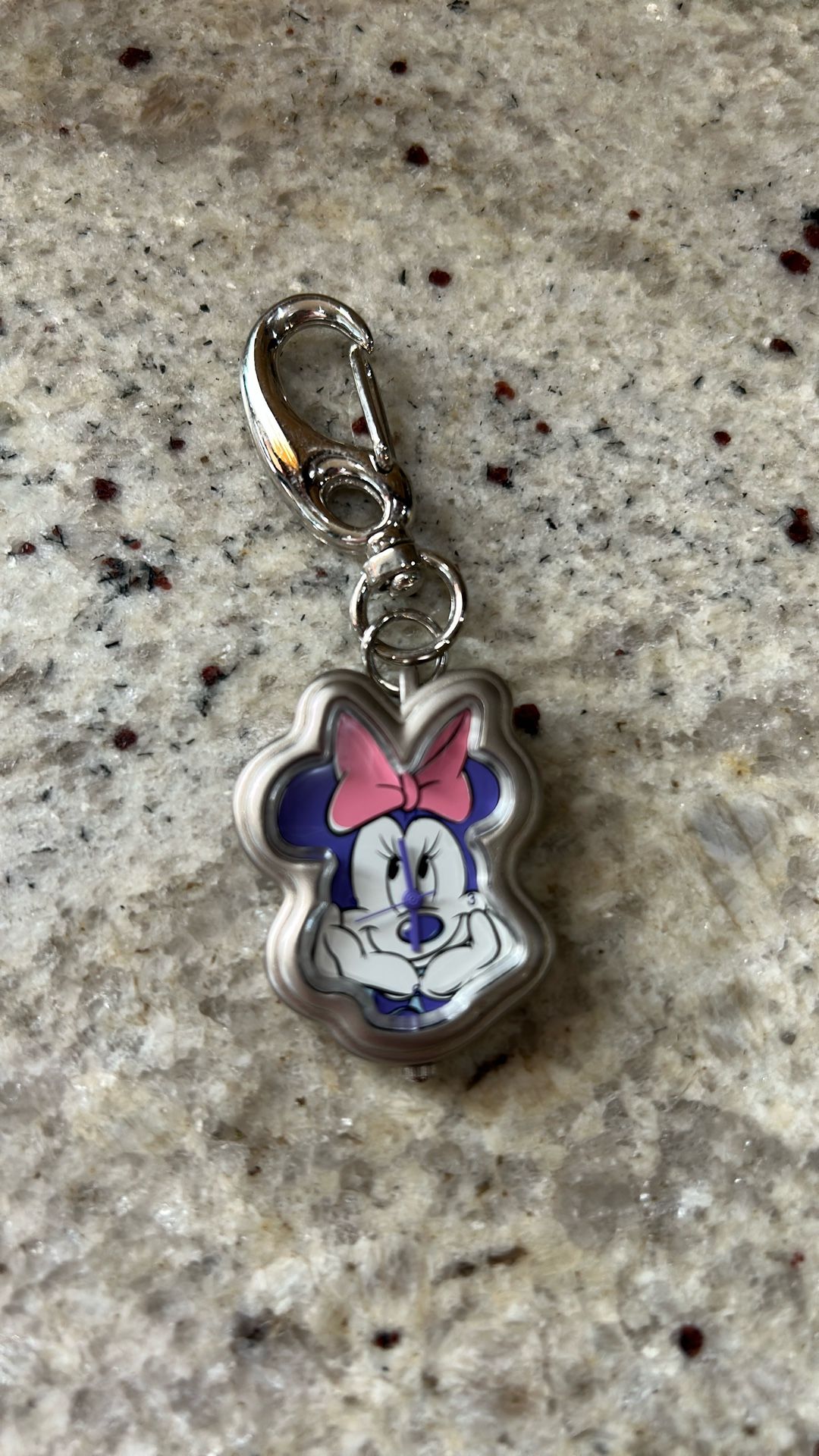Minnie Mouse Keychain Watch