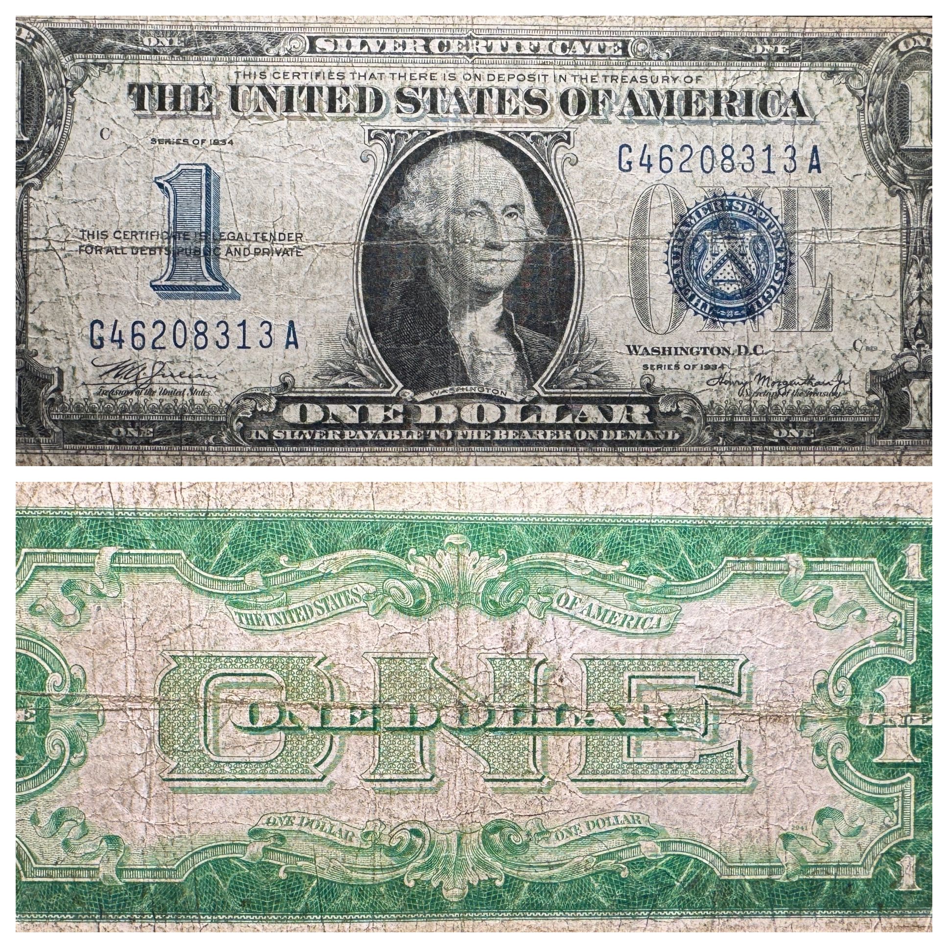 1928 Funny Back $1