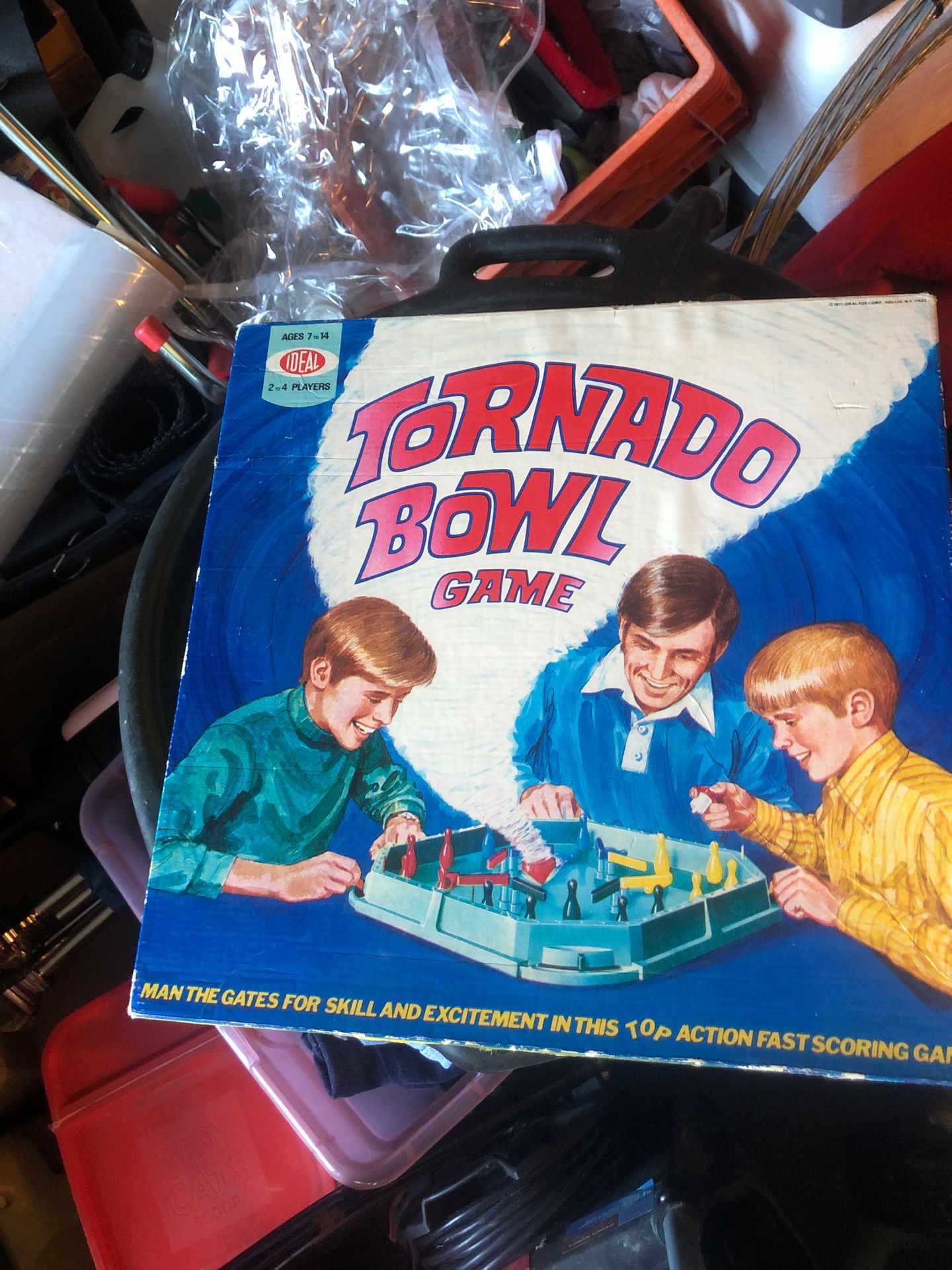 Vintage ideal tornado bowl game