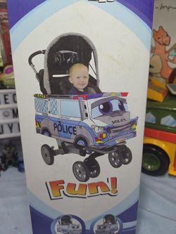 Stroller Costume : Police Car - Turns Stroller Into a Baby, Toddler Ride On Car