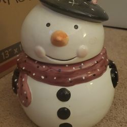 Snowman Cookie Jar
