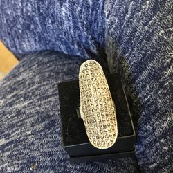 925 Marcasite Pointer Ring