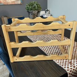 Bamboo Wine Rack 3-tier/12 Bottles 