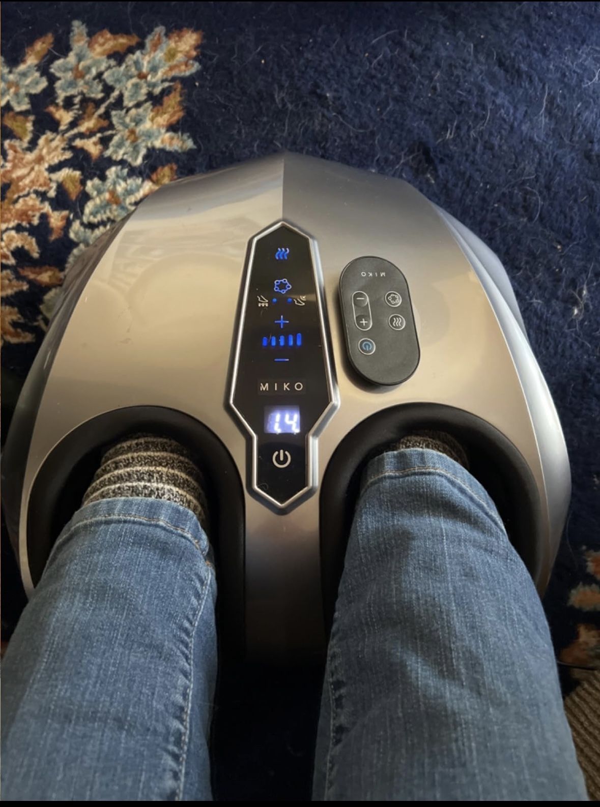 Foot Massager, Shiatsu, Compression, Deep kneading, Heat