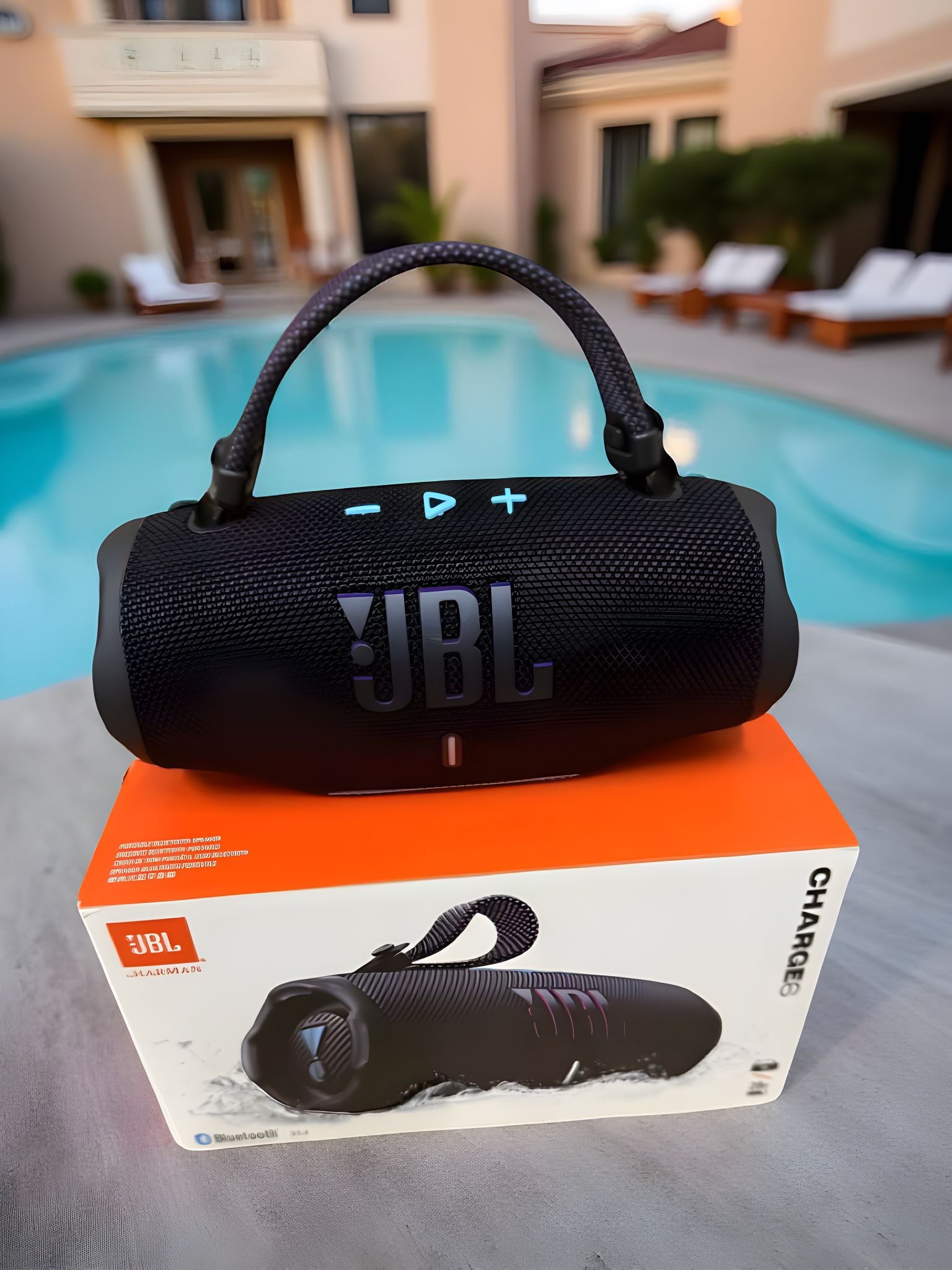 New & Certified JBL Charge 6 โ Powerful Portable Speaker | 24Hr Battery, Waterproof, Powerbank, Deep Bass