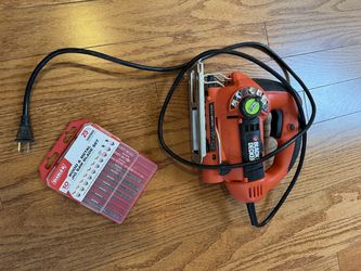 Black & Decker Accu-Bevel Jigsaw + 10 Blades