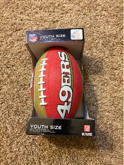 Brand New NFL Youth Size Football San Francisco 49ers Red Gold
