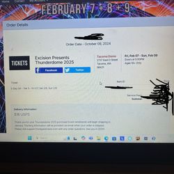 Thunderdome GA 3 Day Pass