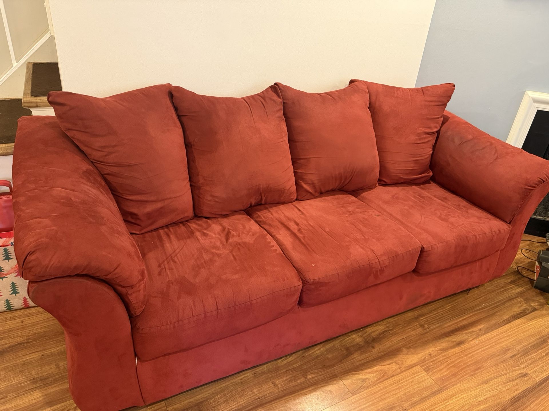 Red Couch For Sale!! Move Out Sale!!!