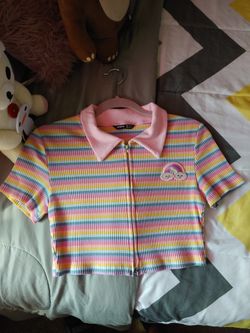 Rainbow Crop Top