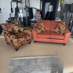 Matching Loveseat And Chair