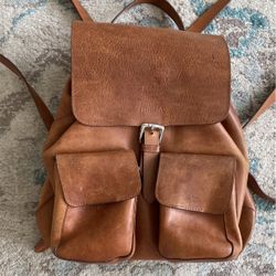 Theresa Boho Leather Backpack Soft