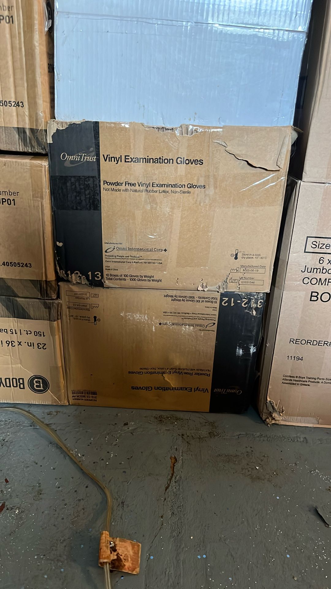 Vinyl Gloves /case Or Box 