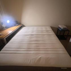 Queen size bed  frame +mattress 