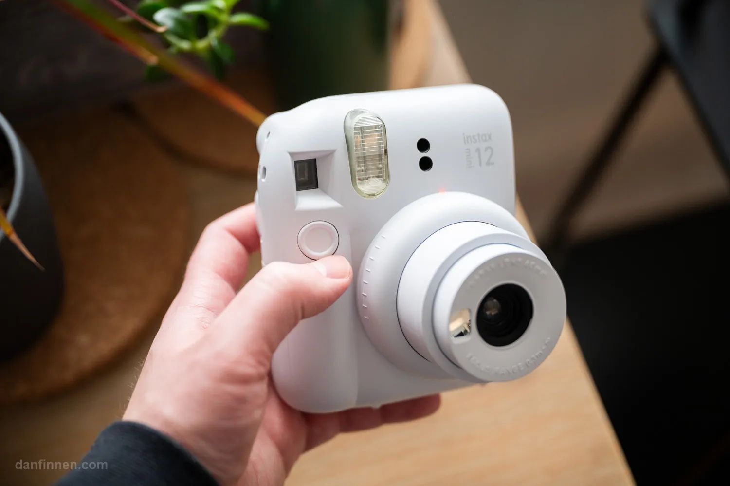 FUJIFILM INSTAX MINI 12 Instant Film Camera With Film | Clay White