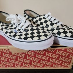 Vans Golden Coast Blk Wht Checkered 