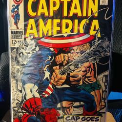 Marvel Comics #106 Captain America, Vol. 1 Cap Goes Wild! Jack Kirby & Stan Lee 1968!