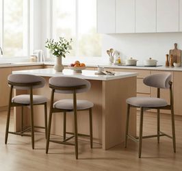 Set of 3 counter height stools
