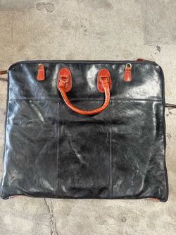 Vintage Clos du Bois Leather Garment Travel Bag – Large