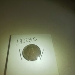 1953 D Wheat Penny Sealed 