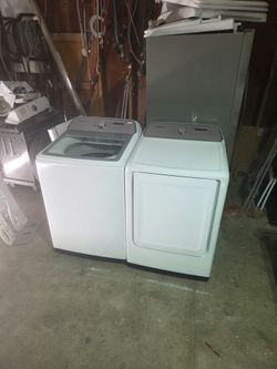 Nice set SAMSUNG Washer and electric dryer Large Capacity
