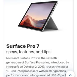 Microsoft Surface Pro 7