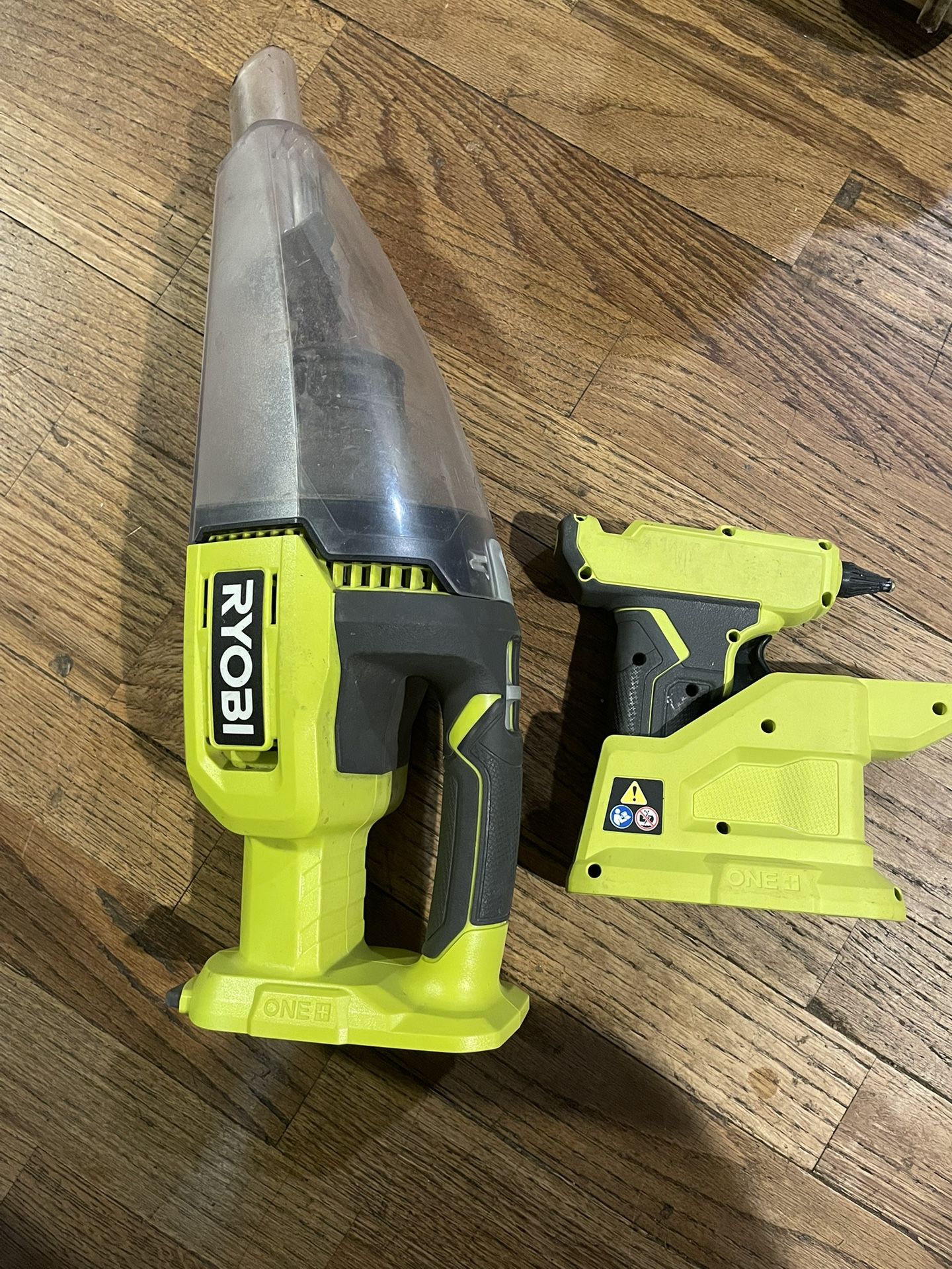 Ryobi Glue Gun And Handheld Vacuum