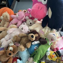 40 Stuffed Animals (5+ Build A Bears)