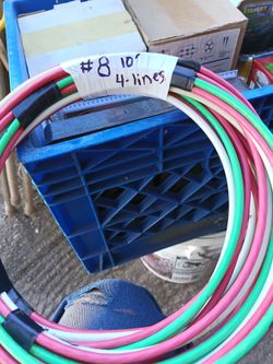 #8 stranded wire for a small run of 220