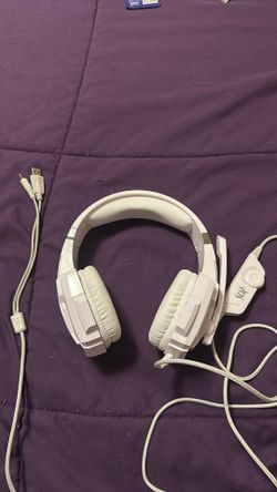 Kotion Each RGB Gaming Headset With Mic ; White