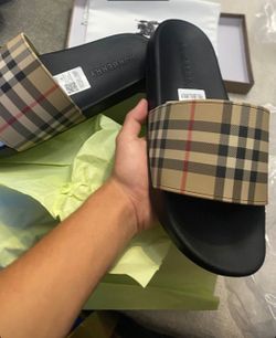 Burberry slides