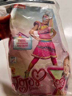 JoJo Siwa Child Costume Medium Size 8-10