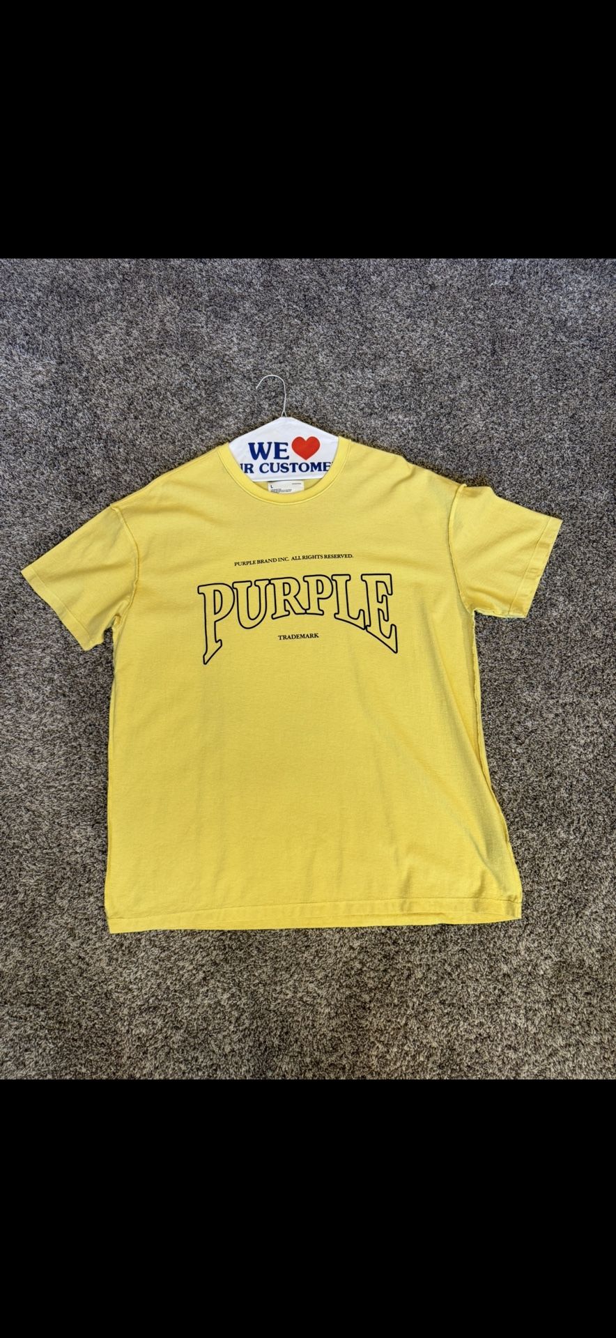 Purple Brand Shirt Size Large 