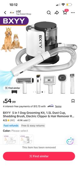 Dog grooming kit