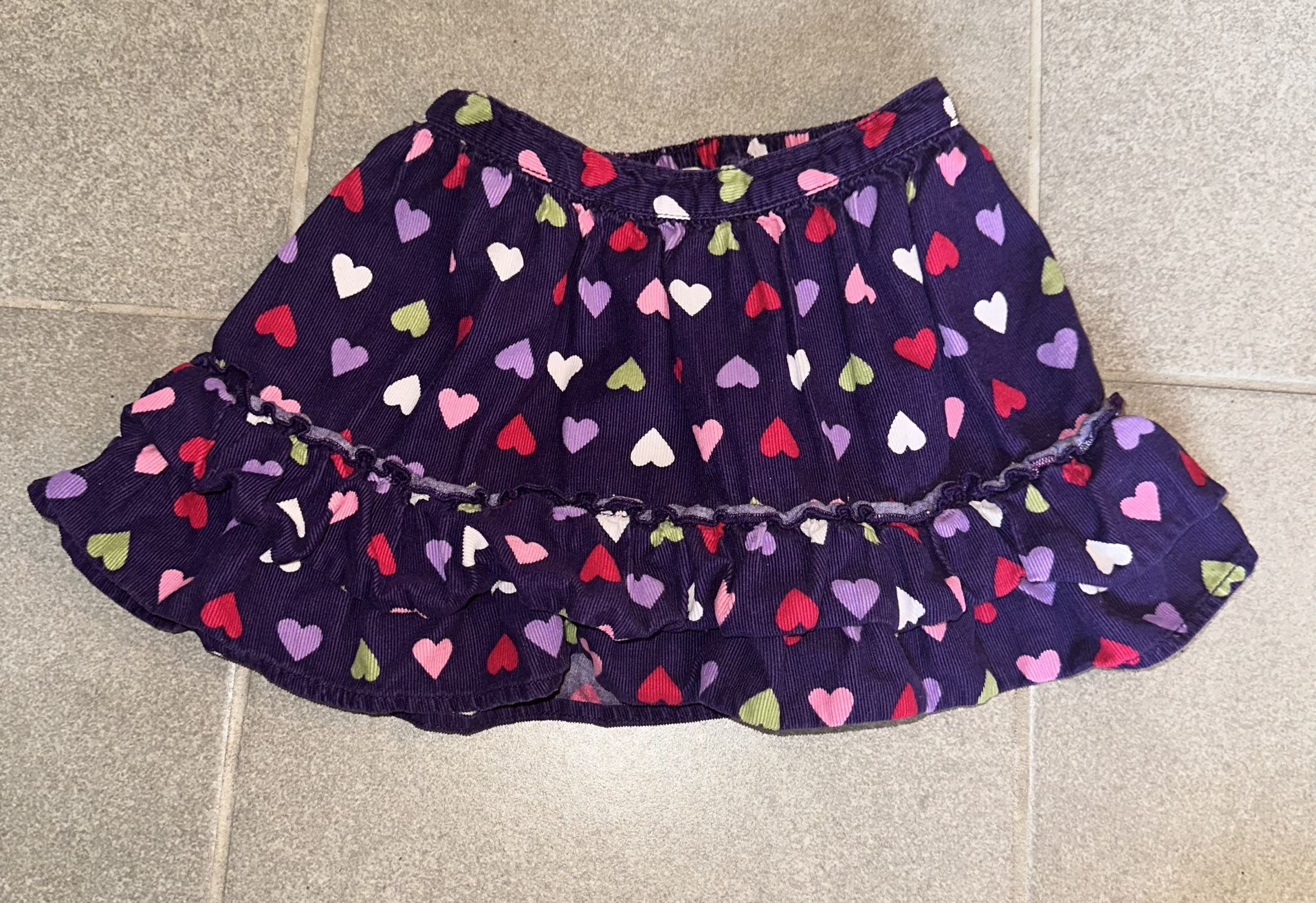 3T Purple Heart Skirt